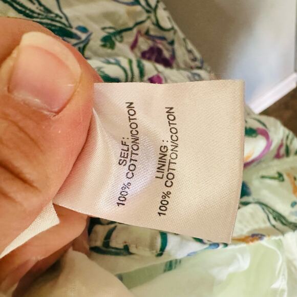 TANYA TAYLOR Women's Neves White Floral Wrap Tie Waist V-Neckline Dress Size 14 - Picture 15 of 16